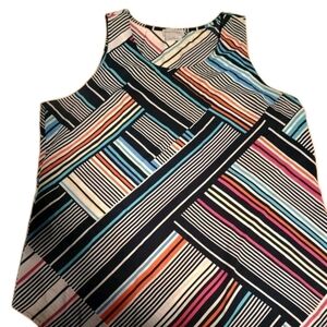 Van Heusen Colorful Striped Tank Top Medium